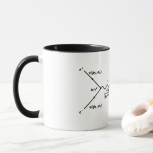 Feynman diagram, electron positron scattering mug