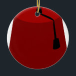 Fez-Hat Ceramic Ornament<br><div class="desc">Masonic Lodge,  Shriners El-Bekel</div>
