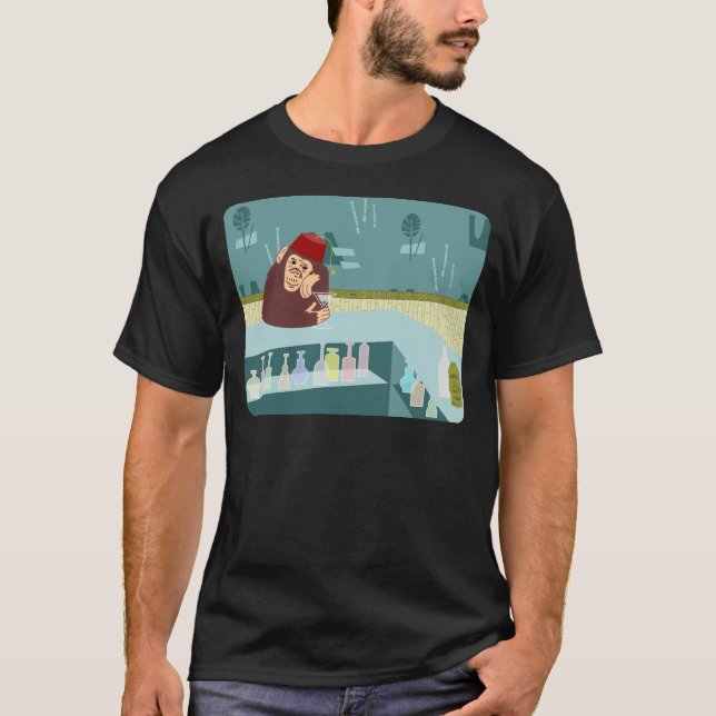 Fez Monkey Martini Bar T-Shirt (Front)