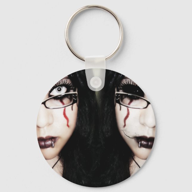 Fezzie Ferocious Keychain: Evil Twins Keychain (Front)