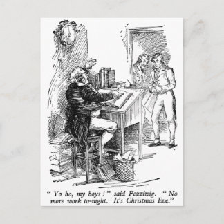 Fezziwig (with text) postcard