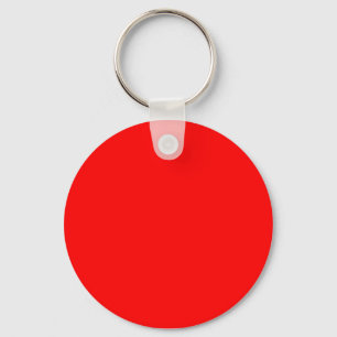 FF0000 Red Keychain