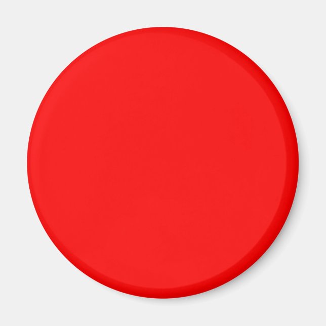 FF0000 Red Magnet (Front)