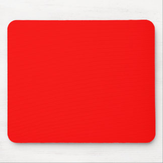 FF0000 Red Mouse Pad