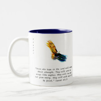 FFAPOV Isaiah 40:31 Eagle Mug (right-handed)