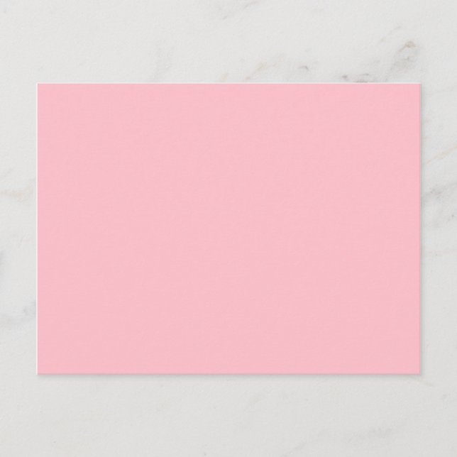 FFC0CB Pink Postcard (Front)