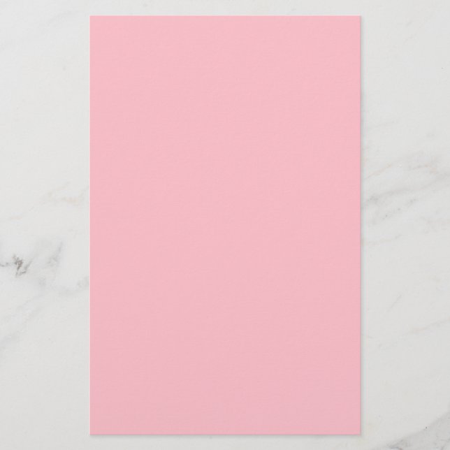 FFC0CB Pink Stationery (Front)
