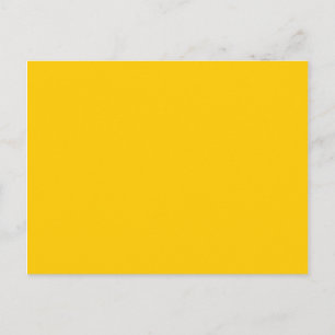 FFCC00 Gold Postcard
