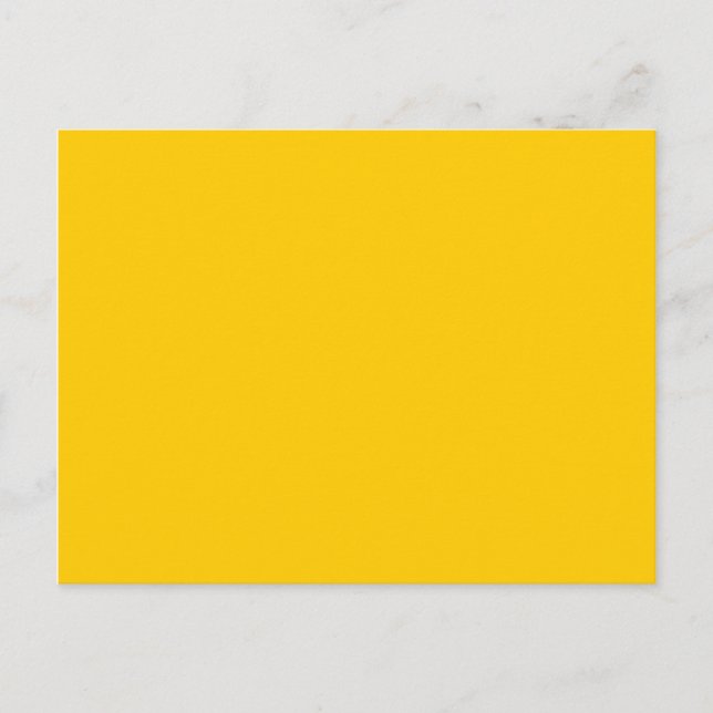 FFCC00 Gold Postcard (Front)