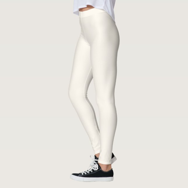 FFFAF0 Floral White  Leggings (Left)