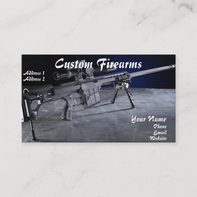 FFL dealer business card (Front)