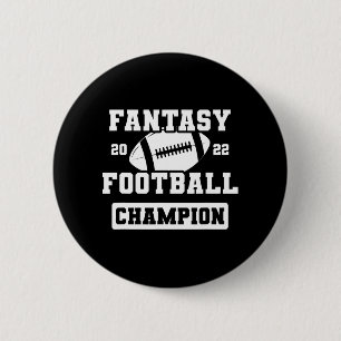 FFL League Champ Winner 2022 Fantasy Football Cham 2 Inch Round Button