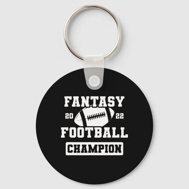 FFL League Champ Winner 2022 Fantasy Football Cham Keychain (Front)