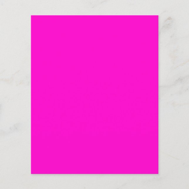 ffoocc HOT PINK SOLID BACKGROUND COLOR TEMPLATE Flyer (Front)