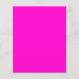 ffoocc HOT PINK SOLID BACKGROUND COLOR TEMPLATE Flyer