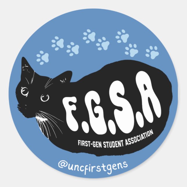 FGSA Melly round Belly fanclub sticker (Front)