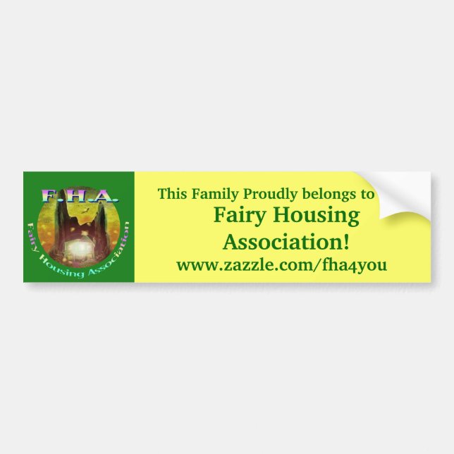 FHA Bumper Sticker (Front)