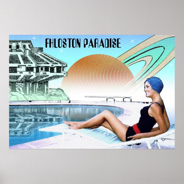 Fhloston Paradise ~ Interplanetary Travel Poster (Front)
