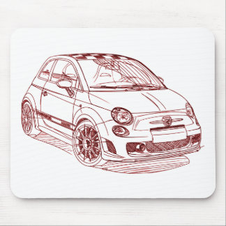 Fi500Abarth 2009 Mouse Pad