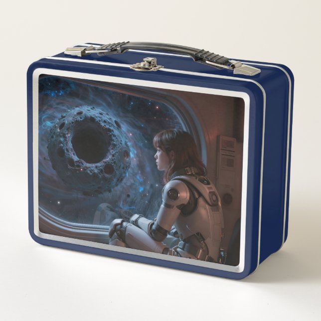 Fiambrera de metal lunch box (Front)