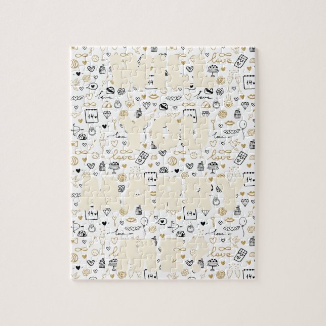 Fiançailles de proposition caché Jigsaw Puzzle (Vertical)