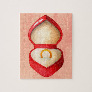 Fiançailles de style vintage Bague Jigsaw Puzzle