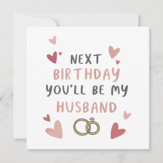 Fiance Birthday Card