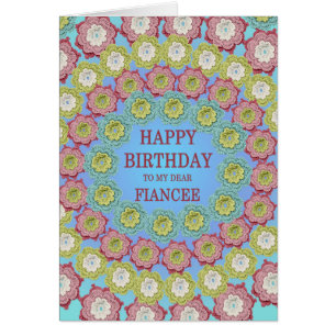 Fiancée Anniversaire Crochet Fleurs