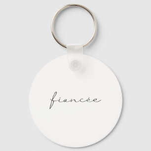 Fiancee Bride Bridal Groom Bachelorette Party Top Keychain
