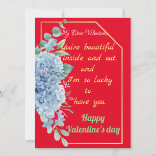 Fiancee card