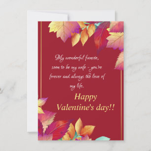 Fiancée  card