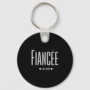 Fiancée Est 2026 Pocket Future Wife Soon to be Mrs Keychain