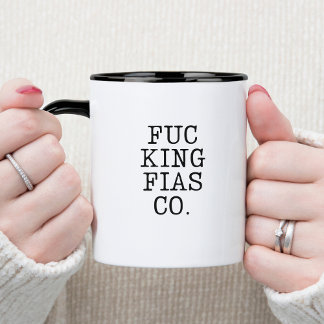 Fiasco Funny & Sarcastic Minimalistic Bold  Mug