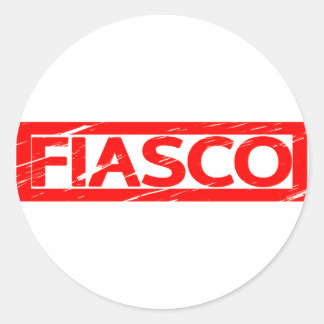 Fiasco Stamp Classic Round Sticker