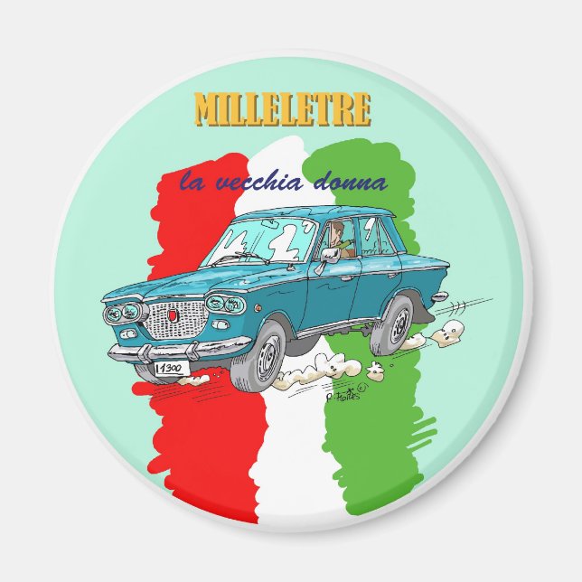 Fiat 1300 magnet (Front)