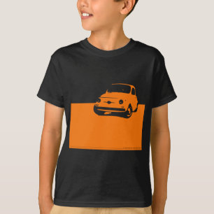 Fiat 500, 1959 - Orange on dark shirt