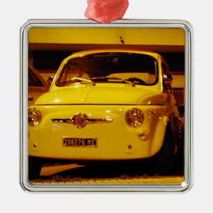 Fiat 500 Abarth. Metal Ornament
