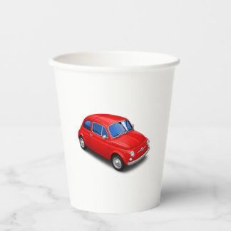 Fiat 500 Anni 80 Paper Cups