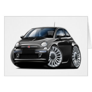 Fiat 500 Black Car