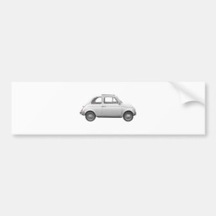 Fiat 500 bumper sticker