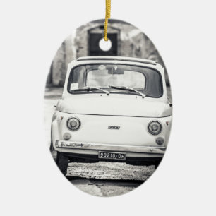 Fiat 500, Cinquecento in Italy Ceramic Ornament