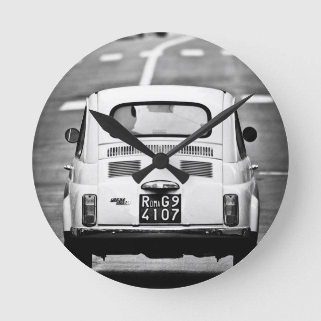 Fiat 500, Cinquecento, in Rome, Clock (Front)