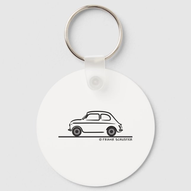 Fiat 500 Cinquecento Keychain (Front)