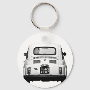 Fiat 500 in Rome, Italy. Keychain