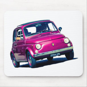Fiat 500 in Rome, Italy Mouse Pad