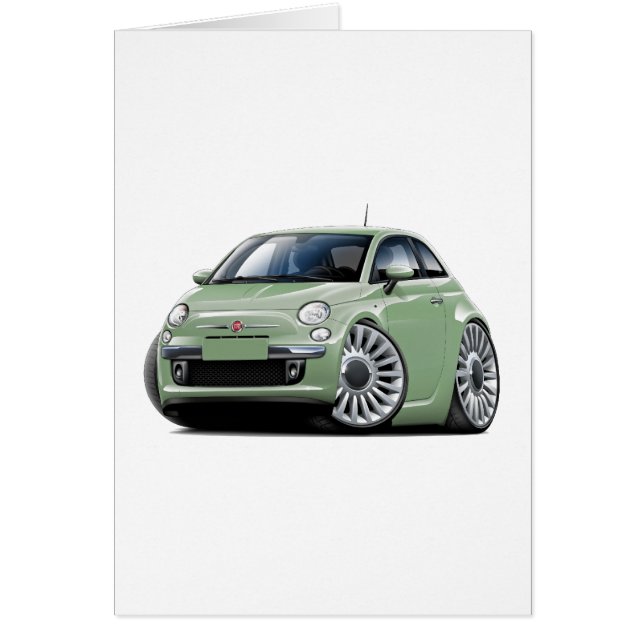Fiat 500 Lt Green Car (Front)