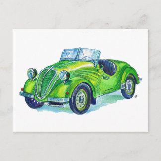 Fiat 500 "Topolino" (1939) Italy Postcard