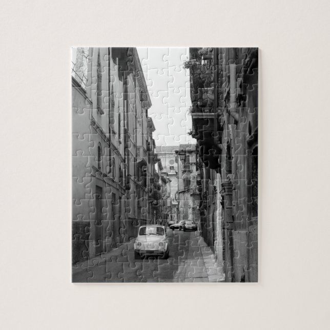 Fiat Cinquecento in Verona Jigsaw Puzzle (Vertical)