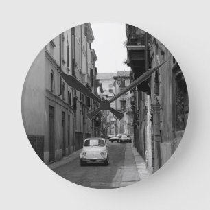 Fiat Cinquecento in Verona Round Clock