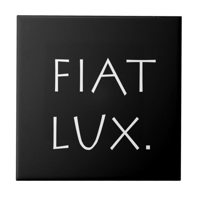 Fiat Lux Tile (Front)